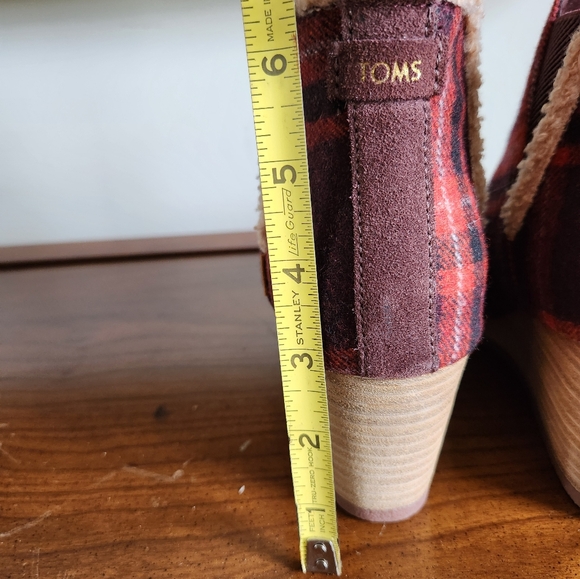 Toms Kelsey Wedge Booties Size 8 - Picture 5 of 7